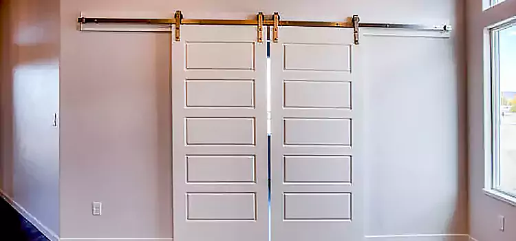 Glass Barn Door with Installation Hardware Kit Ashwaubenon