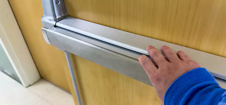 Installing a Push Bar on a Door Ashwaubenon